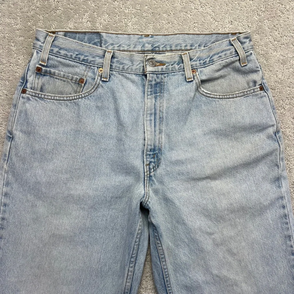VINTAGE Y2k Levis 550 Jeans Men 36x34(34x33.5) Relaxed Fit Blue Denim Distressed